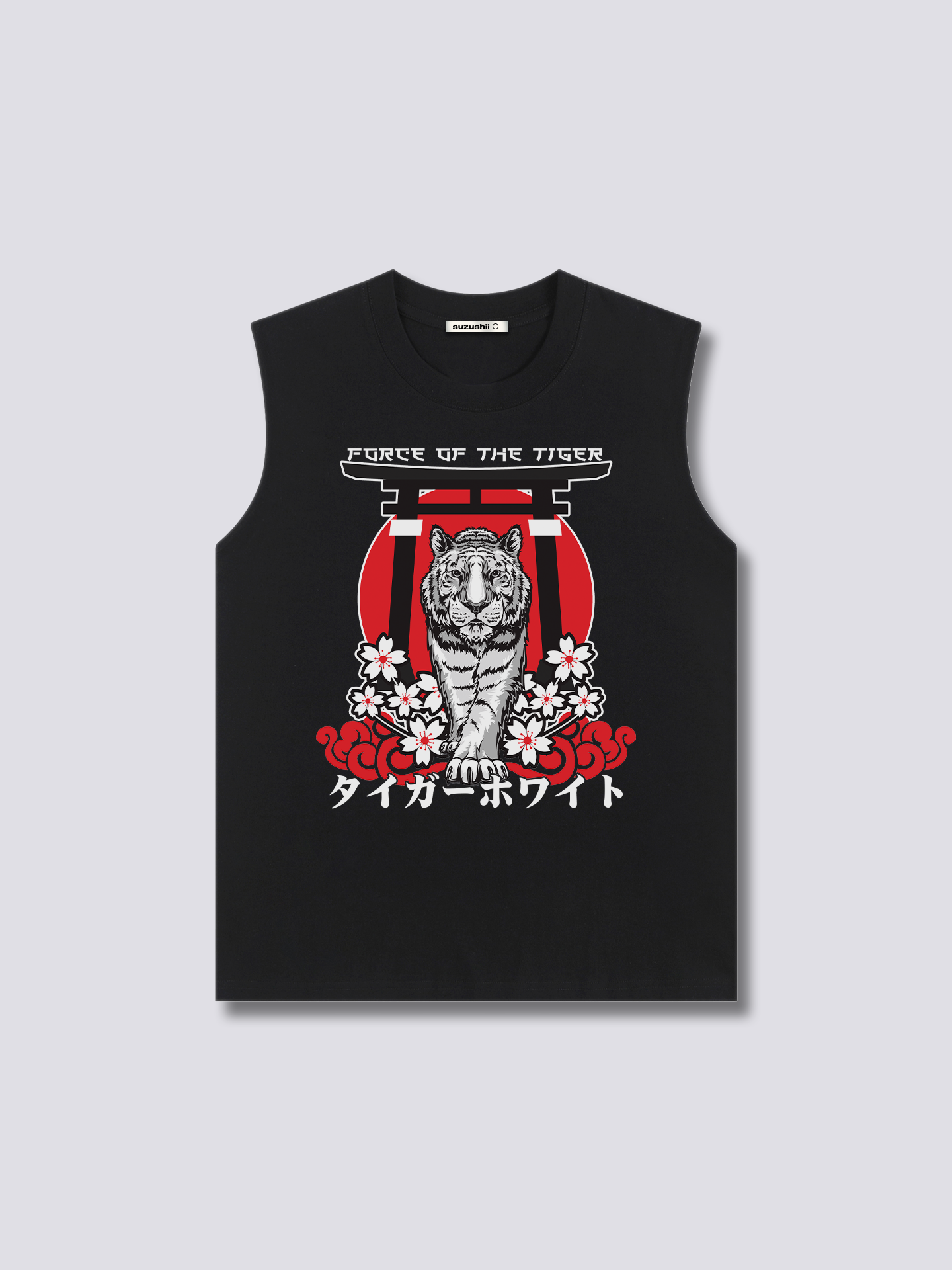 Front Print - Tiger Force Tank Top