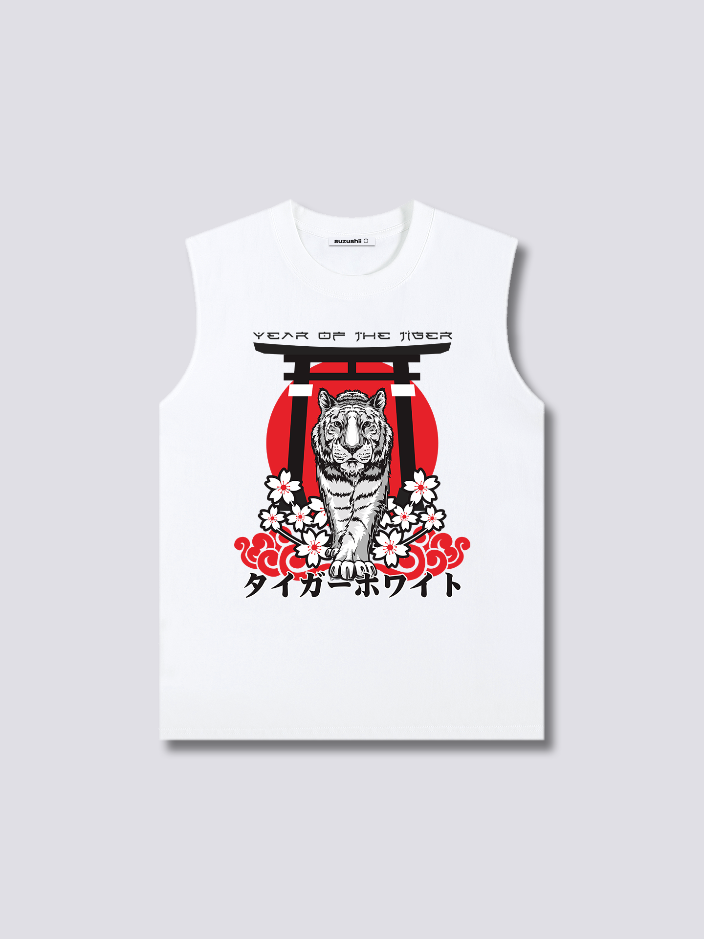 Front Print - Tiger Force Tank Top