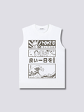 Front Print - Tokyo Wave Tank Top