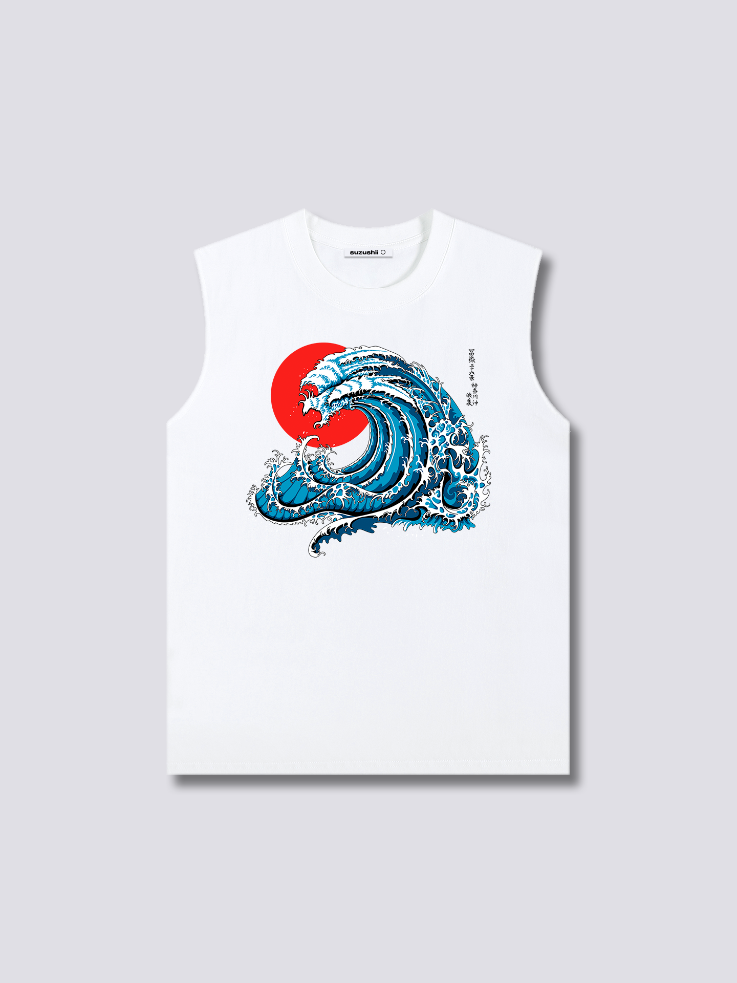 Front Print - Wavy Phoenix Tank Top