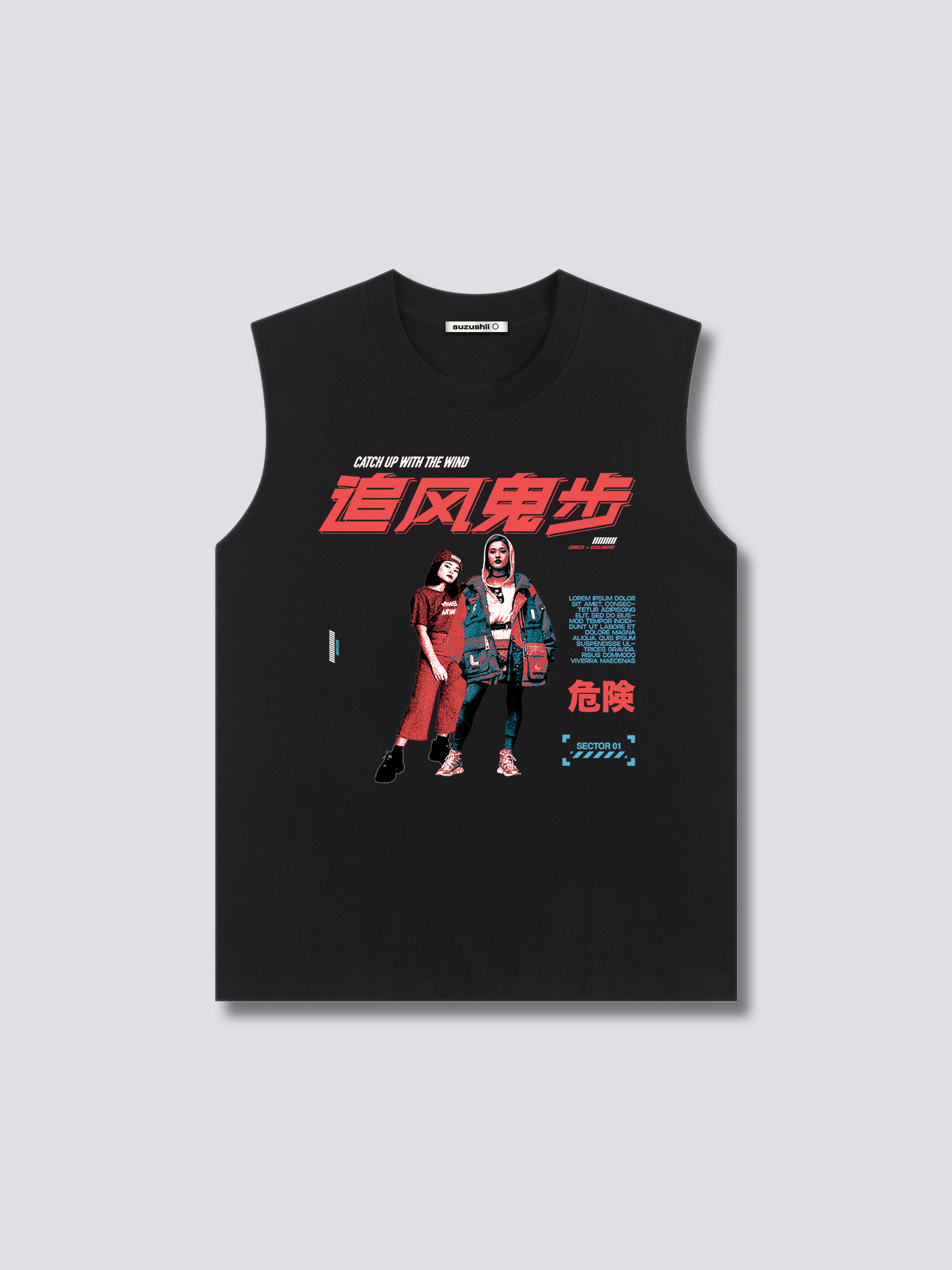 Front Print - Wind Tank Top