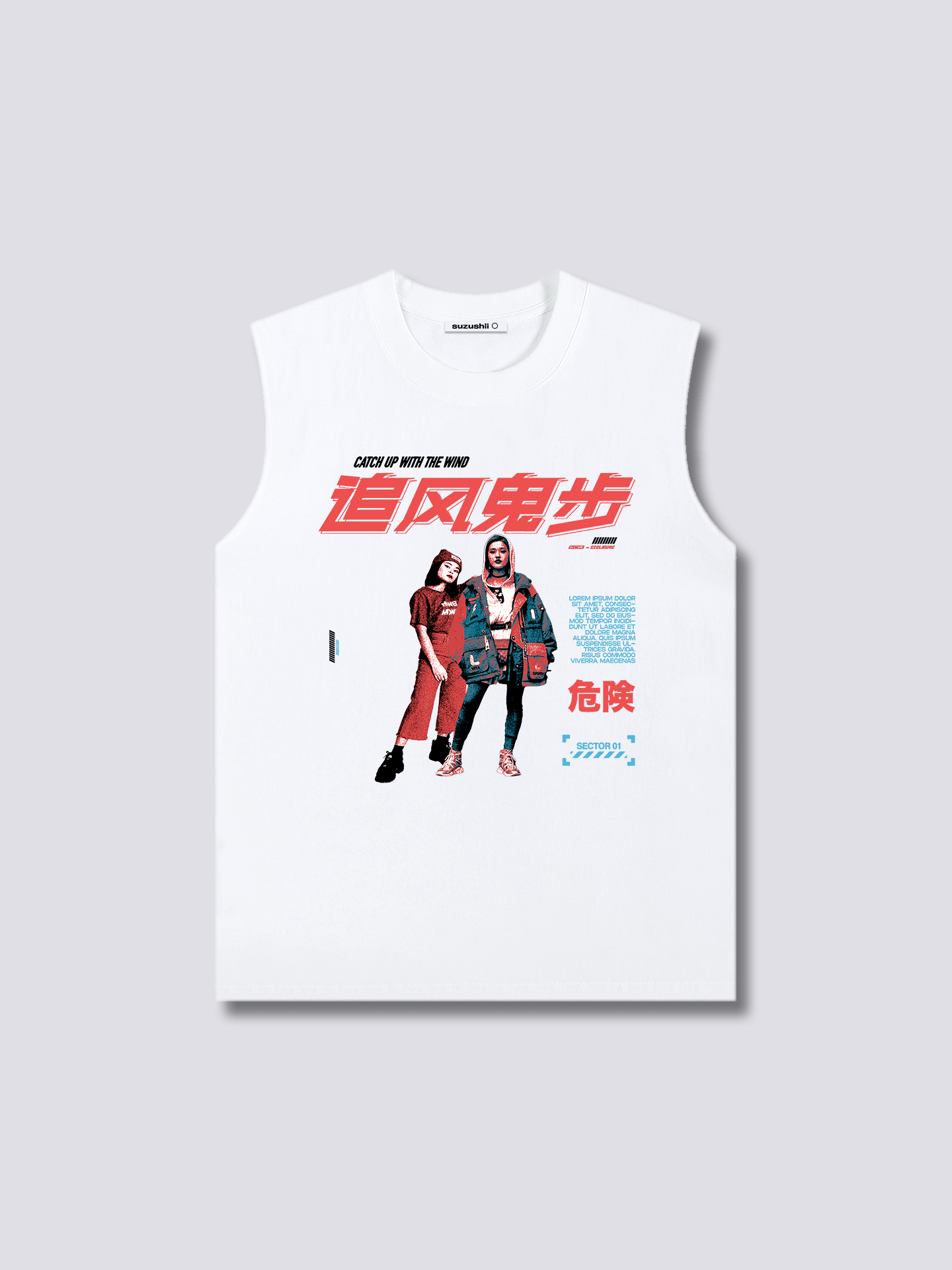 Front Print - Wind Tank Top