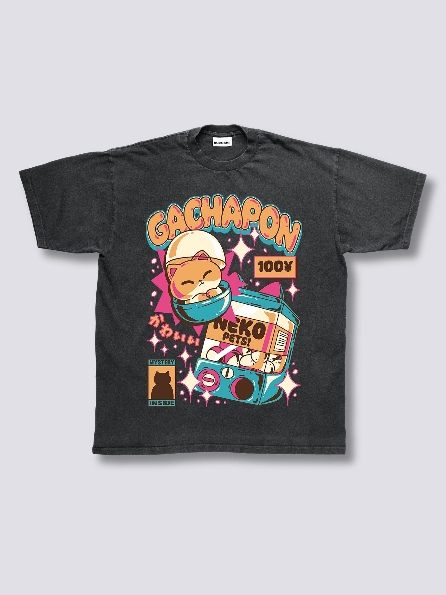 Front Print - Gachapon Vintage T-Shirt
