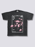 Front Print - Cherry Blossom Vintage T-Shirt